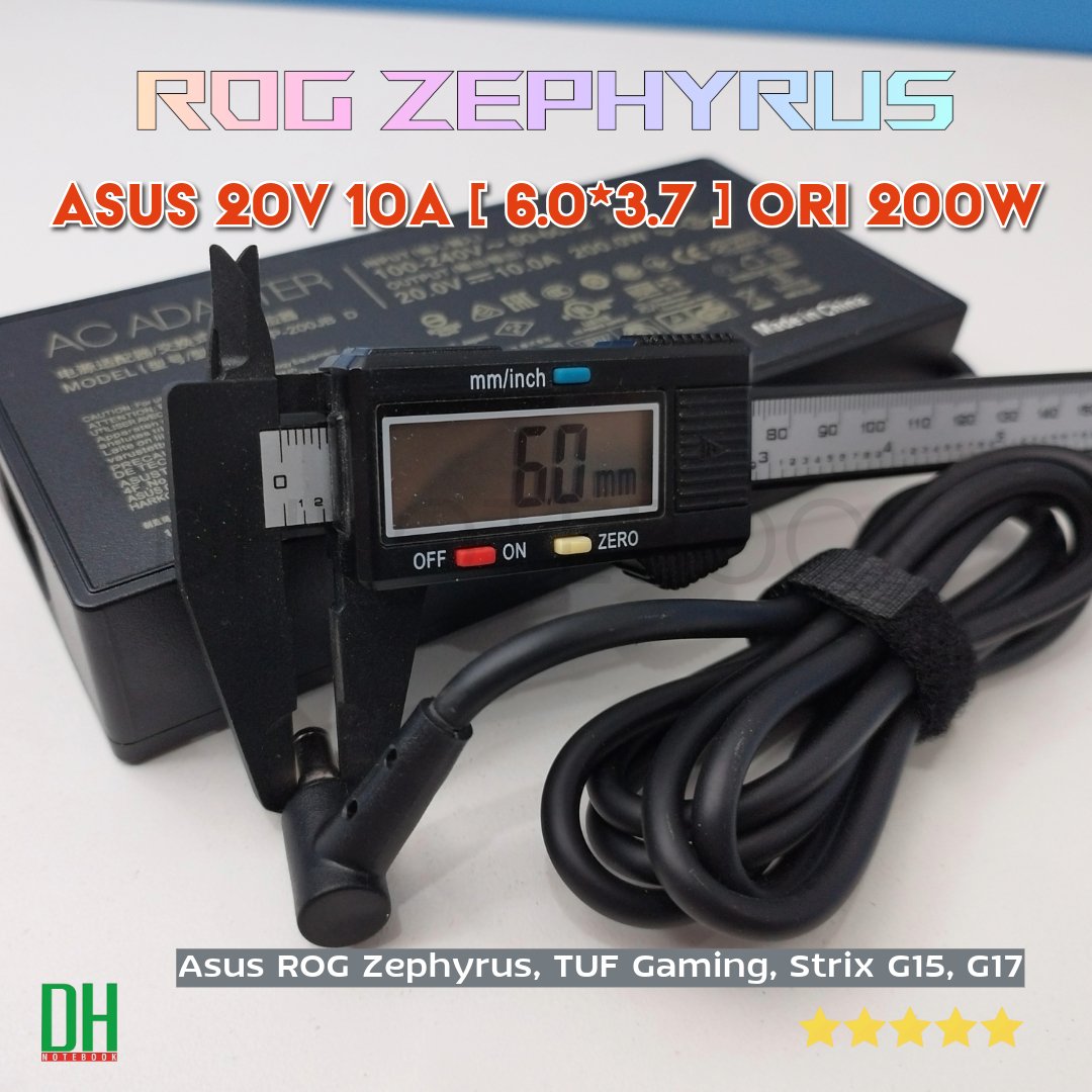 อะแดปเตอร์ชาร์จแล็ปท็อป 200W รุ่น ADP-200JB D รองรับ Asus ROG Zephyrus ...